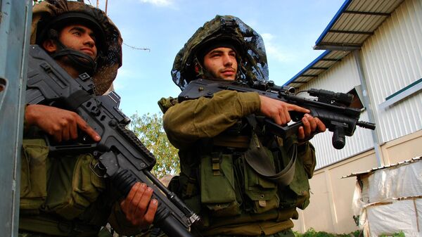 Soldados das Forças de Defesa de Israel (FDI) durante operação na Faixa de Gaza - Sputnik Brasil