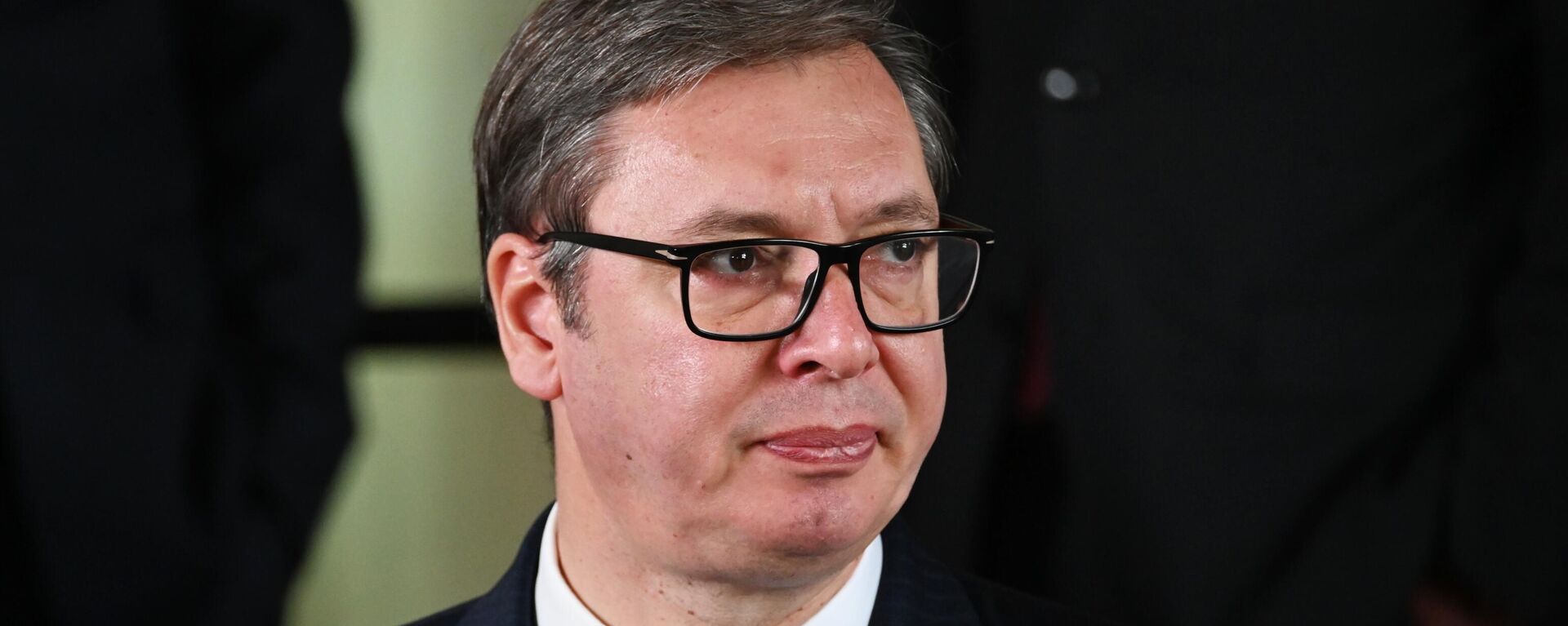 O presidente sérvio Aleksandar Vucic, em 6 de outubro de 2022, durante primeira reunião da Comunidade Política Europeia em Praga - Sputnik Brasil, 1920, 24.12.2023