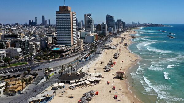 Vista panorâmica de Tel Aviv, em Israel - Sputnik Brasil