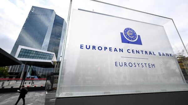 A sede do Banco Central Europeu (BCE) em Frankfurt, oeste da Alemanha, 26 de outubro de 2023 - Sputnik Brasil