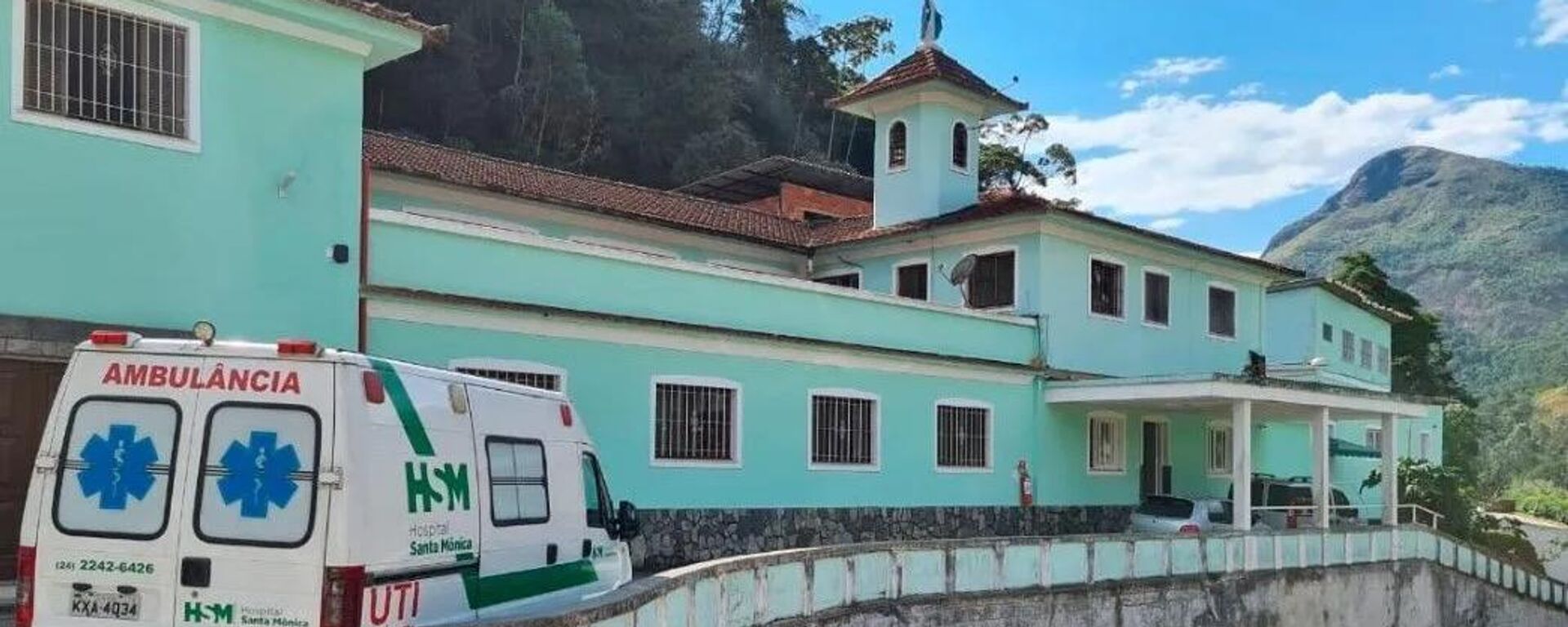 Fachada do hospital Santa Mônica, em Petrópolis (RJ), assumido pela prefeitura em 2022 - Sputnik Brasil, 1920, 26.01.2024