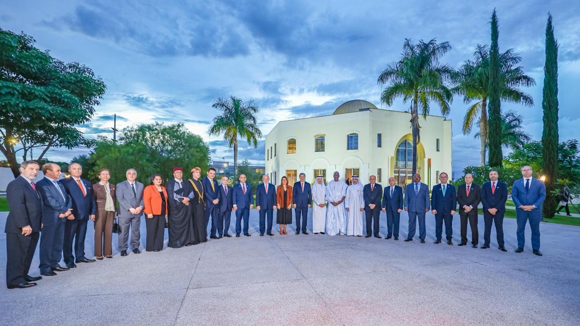 O presidente Luiz Inácio Lula da Silva na ocasião do jantar de que participou na Embaixada da Palestina em Brasília, em 8 de fevereiro de 2024 - Sputnik Brasil, 1920, 09.02.2024