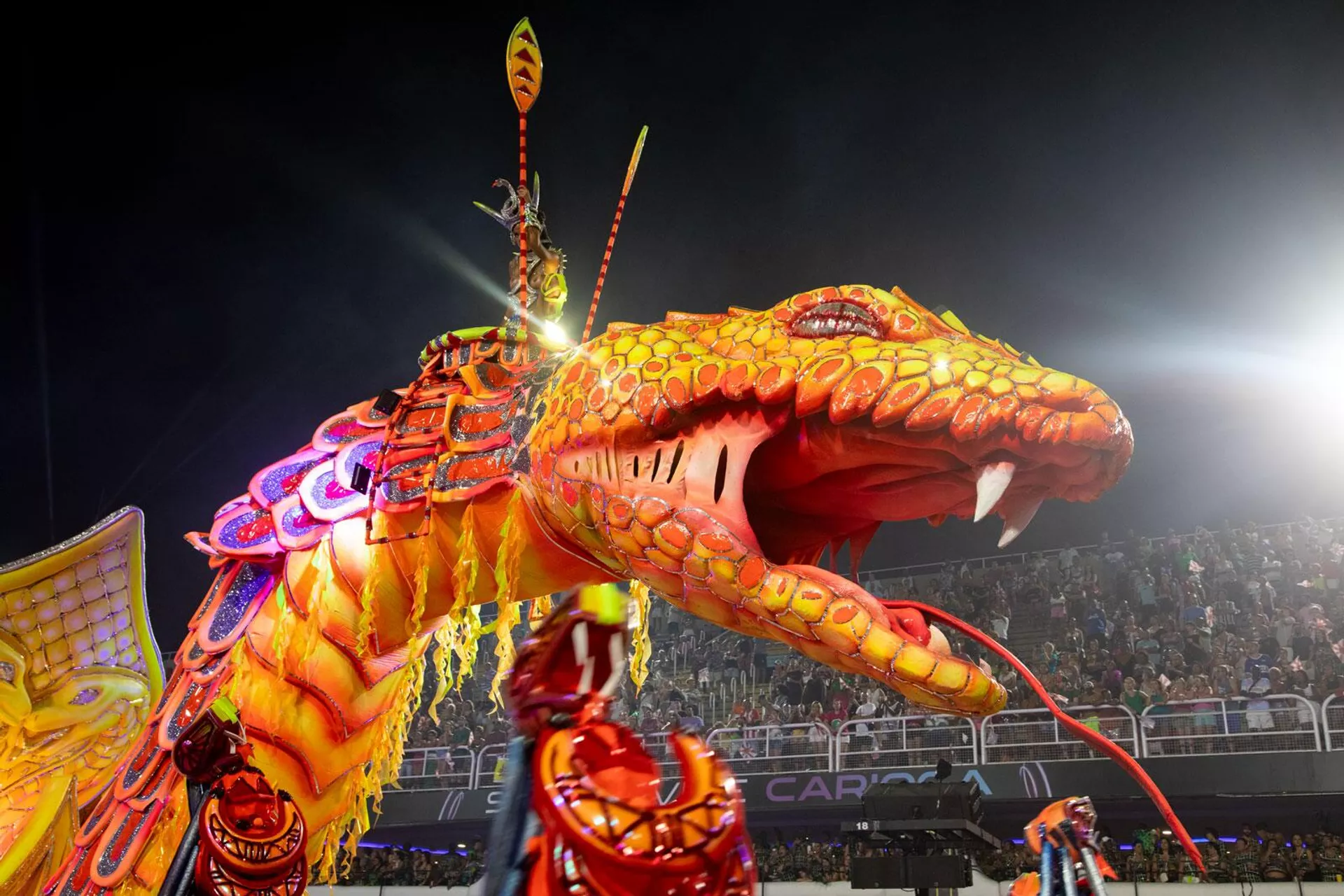 Desfile da Viradouro no Carnaval carioca, Sapucaí, 12 de janeiro de 2024 - Sputnik Brasil, 1920, 26.02.2025