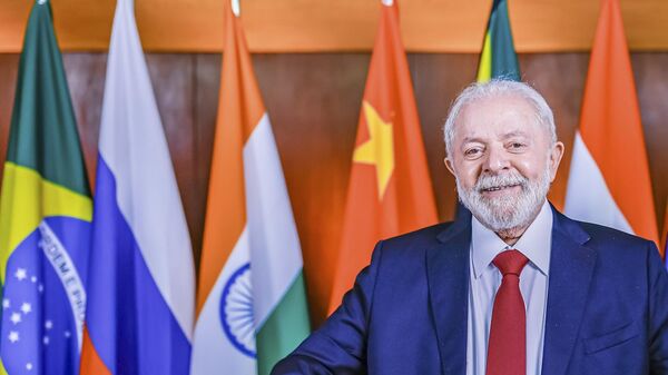  Presidente da República, Luiz Inácio Lula da Silva, durante Cúpula Virtual Extraordinária do BRICS, em 11 de novembro de 2023 - Sputnik Brasil