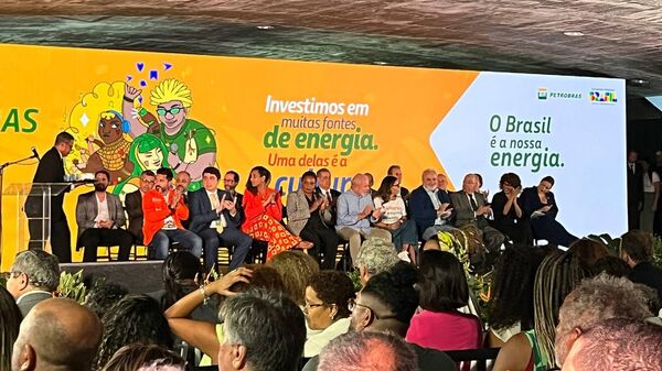 Presidente Luiz Inácio Lula da Silva (PT) no lançamento do novo edital do Programa Petrobras Cultural no Rio de Janeiro, 23 de fevereiro de 2024 - Sputnik Brasil