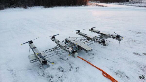 Drone de transporte de cargas pesadas BTS-VAB, em desenvolvimento pela Sukhoi - Sputnik Brasil