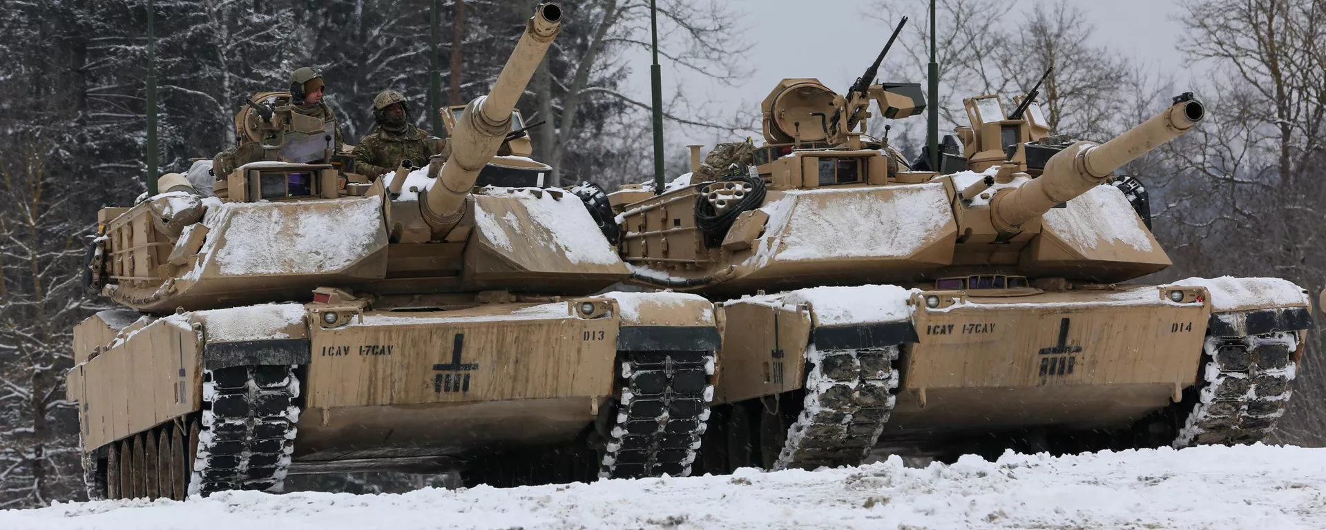 Tanques americanos M1 Abrams - Sputnik Brasil, 1920, 26.04.2024