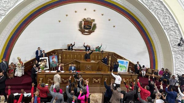 Parlamento da Venezuela aprova Lei Orgânica para a Defesa da Guiana Essequiba, em 21 de março de 2024 - Sputnik Brasil