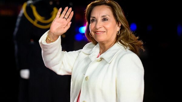 A presidente do Peru, Dina Boluarte, na Legião de Honra em São Francisco. Califórnia, 16 de novembro de 2023 - Sputnik Brasil