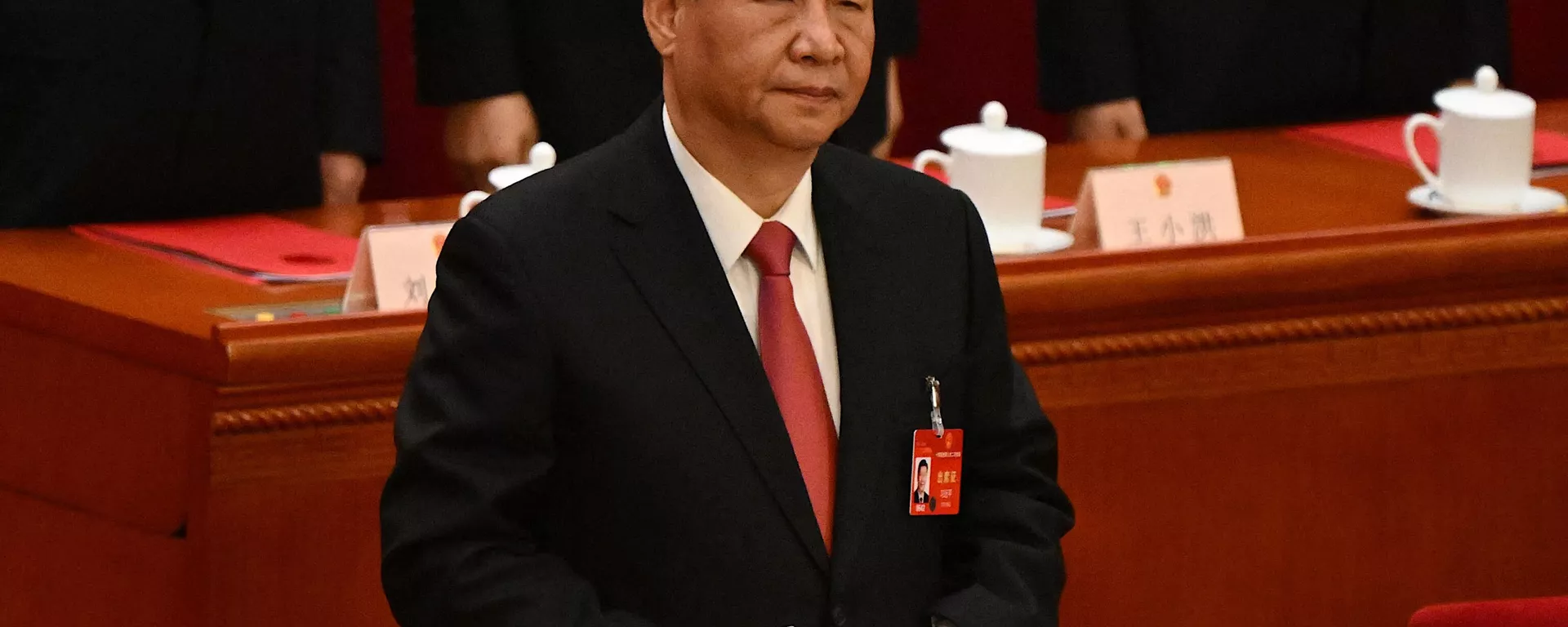 O presidente da China, Xi Jinping, participa da sessão de encerramento da 14ª Assembleia Popular Nacional (APN) no Grande Salão do Povo em Pequim, em 11 de março de 2024 - Sputnik Brasil, 1920, 10.04.2024