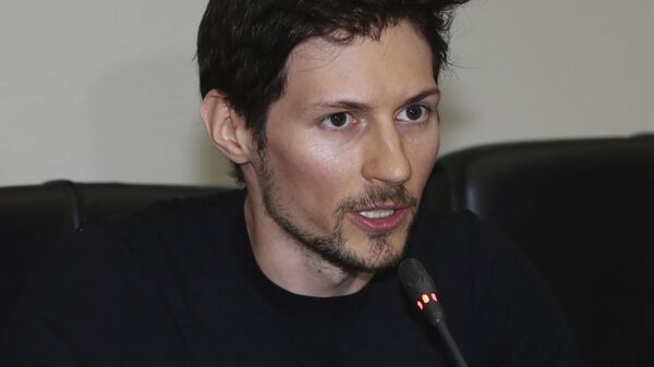 Pavel Durov, criador da rede social Telegram - Sputnik Brasil