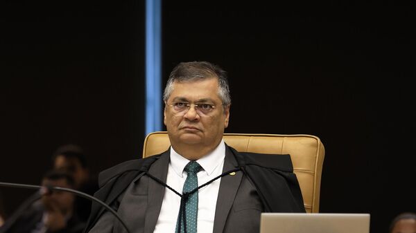 Ministro do Supremo Tribunal Federal (STF) Flávio Dino em sessão plenária - Sputnik Brasil