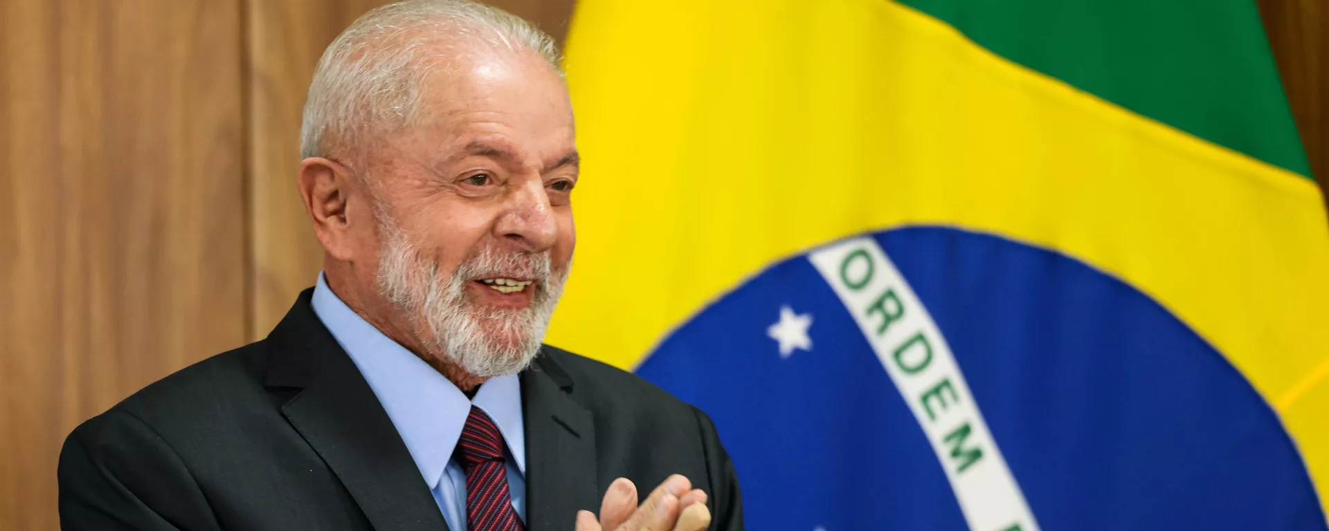 O presidente Luiz Inácio Lula da Silva durante café da manhã com jornalistas no Palácio do Planalto para falar sobre ações do governo. Brasília (DF), 23 de abril de 2024 - Sputnik Brasil, 1920, 04.06.2024