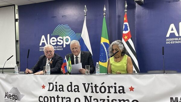Rússia e Brasil juntos! Assembleia Legislativa de São Paulo celebra Dia da Vitória contra o nazismo