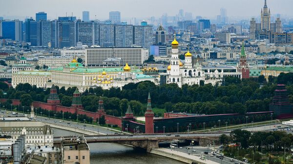 O Kremlin de Moscou, o rio Moskva e a ponte Bolshoi Moskvoretsky - Sputnik Brasil
