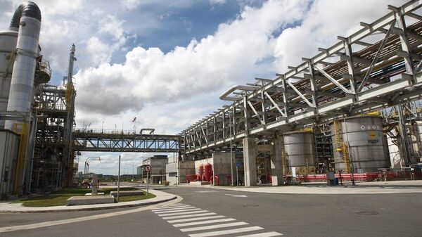 Complexo acrílico da empresa de indústria química BASF em Camaçari (BA) - Sputnik Brasil