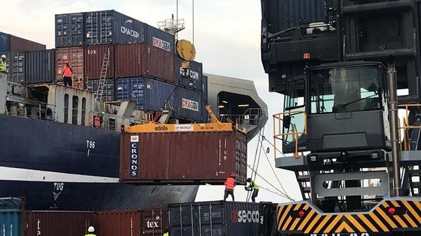 Porto de Berbera em Somalilândia, administrado pela DP World, de propriedade majoritária do governo dos Emirados Árabes Unidos, em 1º de abril de 2018.. - Sputnik Brasil