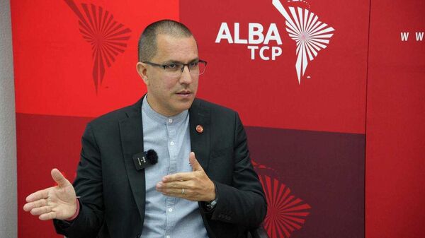 O secretário-executivo da Aliança Bolivariana para os Povos da Nossa América – Tratado de Comércio dos Povos (ALBA-TCP), Jorge Arreaza - Sputnik Brasil