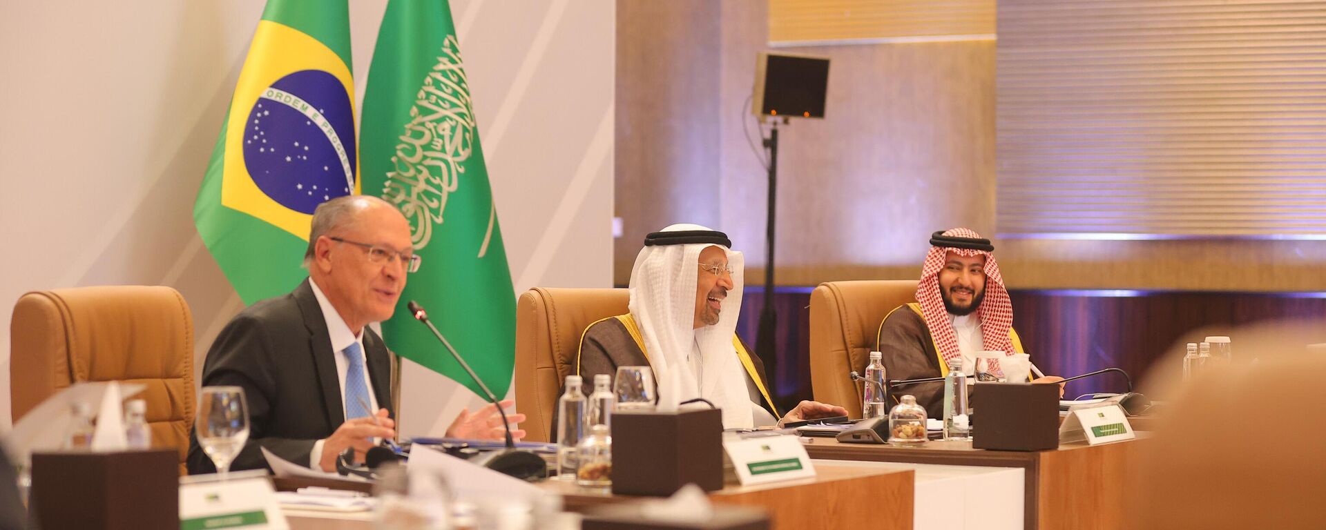 Vice-presidente do Brasil, Geraldo Alckmin, se encontra com autoridades sauditas em Riad. Arábia Saudita, 3 de junho de 2024 - Sputnik Brasil, 1920, 03.06.2024