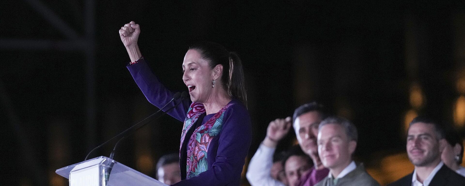 Claudia Sheinbaum é eleita presidente do México e se torna a primeira mulher a liderar o país, junho de 2024 - Sputnik Brasil, 1920, 08.08.2024