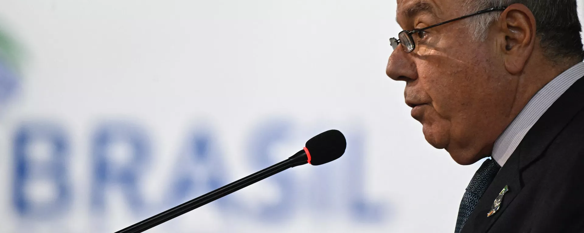O ministro das Relações Exteriores do Brasil, Mauro Vieira, durante reunião no âmbito do G20, no Rio de Janeiro. Brasil, 22 de fevereiro de 2024 - Sputnik Brasil, 1920, 19.06.2024