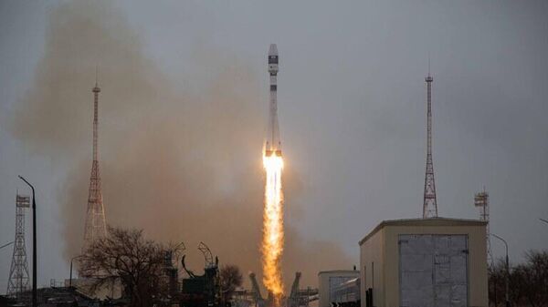 Momento em que satélite brasileiro é lançado a partir de lançador russo no Cazaquistão - Sputnik Brasil