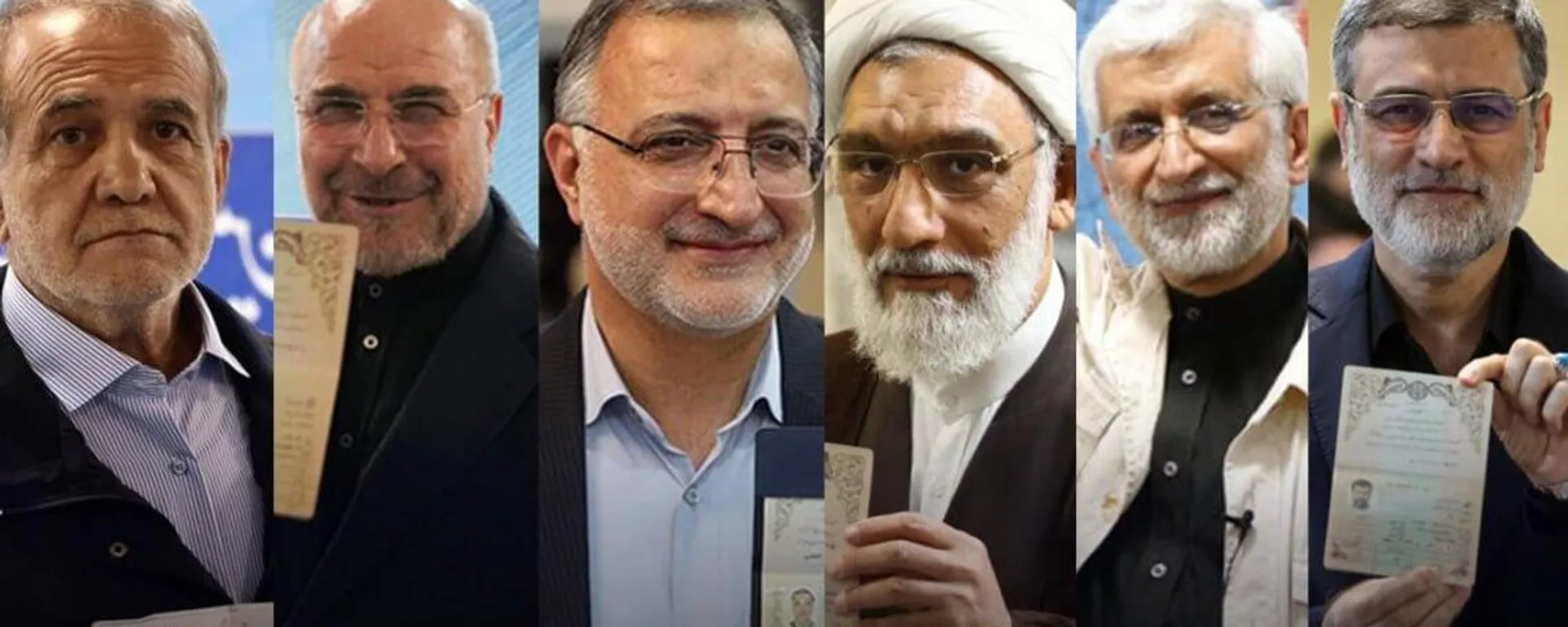 Candidatos presidenciais do Irã para eleição de 2024 - Sputnik Brasil, 1920, 09.06.2024
