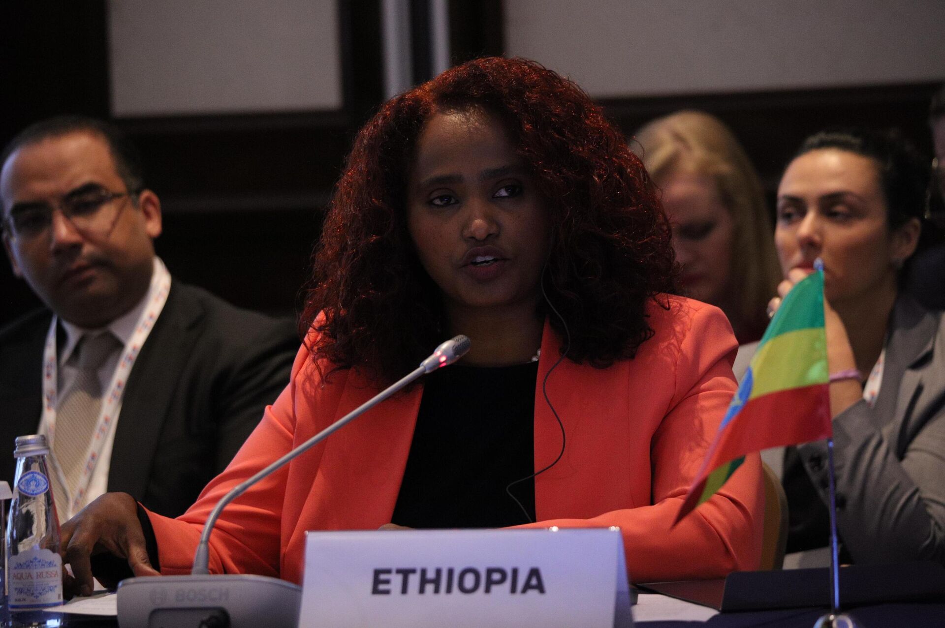 Representante da Etiópia na reunião de ministros do turismo dos BRICS, em Moscou, Rússia, 21 de junho de 2024 - Sputnik Brasil, 1920, 21.06.2024