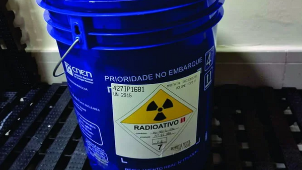 Material radioativo roubado em São Paulo, foto divulgada pena Comissão Nacional de Energia Nuclear em 4 de julho de 2024 - Sputnik Brasil