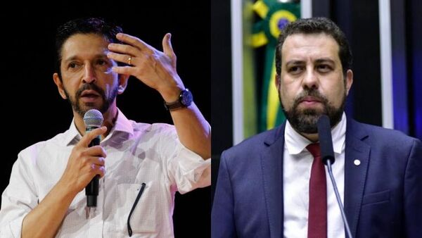Os candidatos à prefeitura de São Paulo Ricardo Nunes (à esquerda) e Guilherme Boulos - Sputnik Brasil