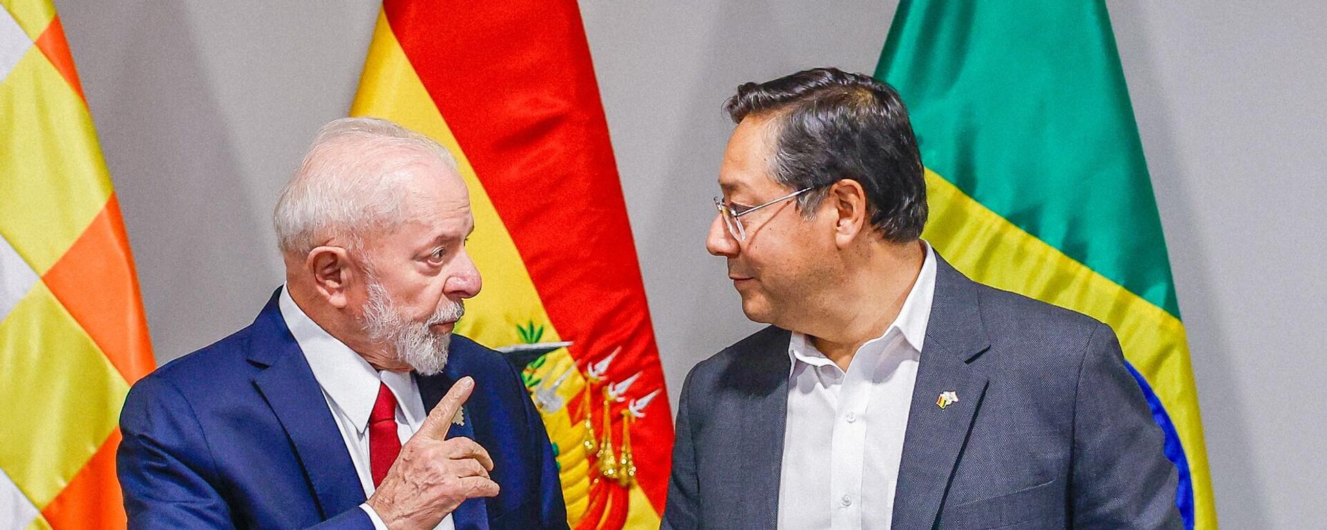 Presidente da República, Luiz Inácio Lula da Silva, durante reunião ampliada com o Presidente do Estado Plurinacional da Bolívia, Luis Arce. 9 de julho de 2024 - Sputnik Brasil, 1920, 09.07.2024