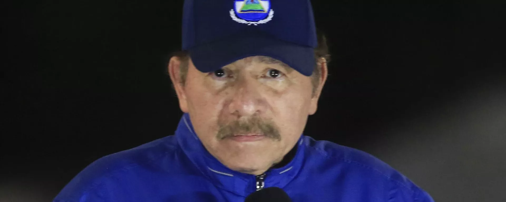 O presidente da Nicarágua, Daniel Ortega, fala durante a cerimônia de inauguração de um viaduto rodoviário em Manágua, Nicarágua, 21 de março de 2019 - Sputnik Brasil, 1920, 16.07.2024