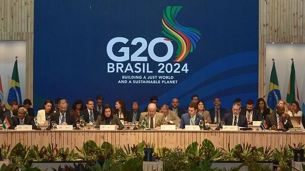 Reunião Ministerial de Desenvolvimento do G20, presidida por Mauro Vieira, no Rio de Janeiro. Brasil, 22 de julho de 2024 - Sputnik Brasil