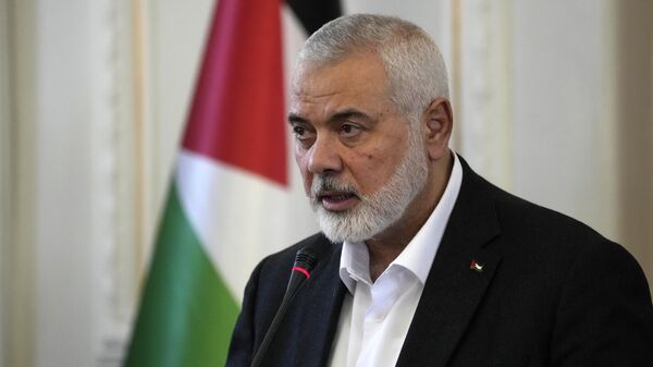 Líder político do movimento palestino Hamas Ismail Haniyeh - Sputnik Brasil