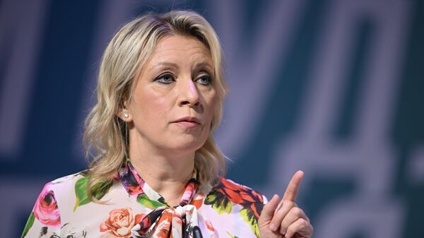 A representante oficial do Ministério das Relações Exteriores russo, Maria Zakharova - Sputnik Brasil