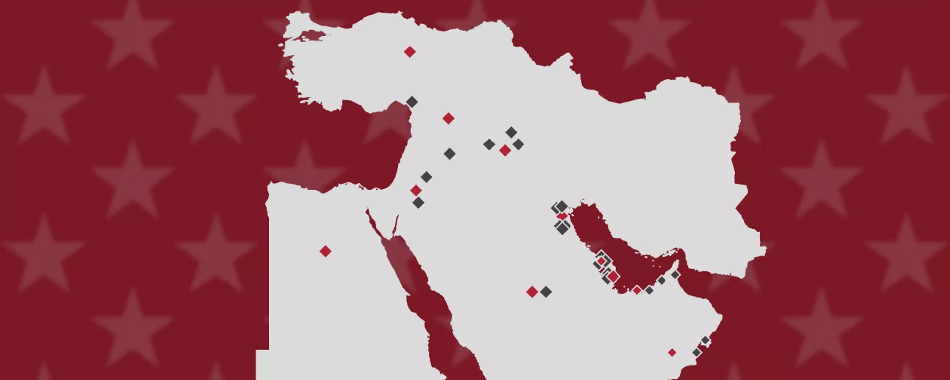 Quantas bases militares têm os EUA no Oriente Médio? Veja o mapa - Sputnik Brasil, 1920, 09.08.2024