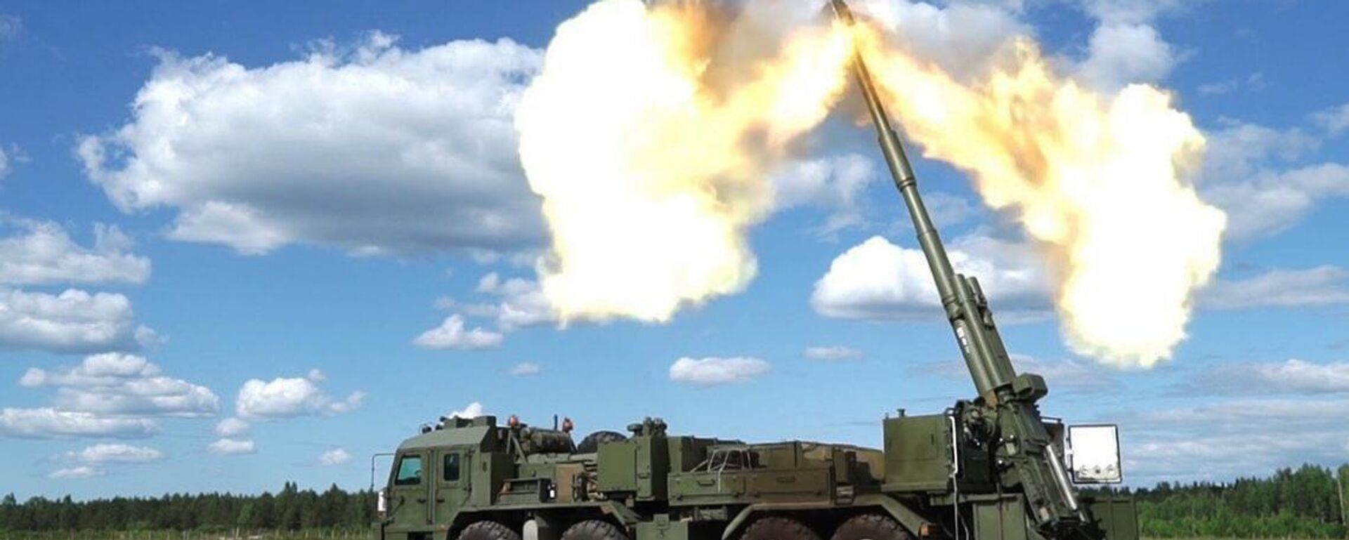  Peça de artilharia autopropulsada russa Malva. - Sputnik Brasil, 1920, 10.05.2025