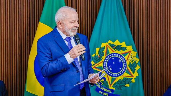 Presidente da República, Luiz Inácio Lula da Silva, durante reunião Ministerial, no Palácio do Planalto. Brasília - DF, 8 de agosto de 2024 - Sputnik Brasil