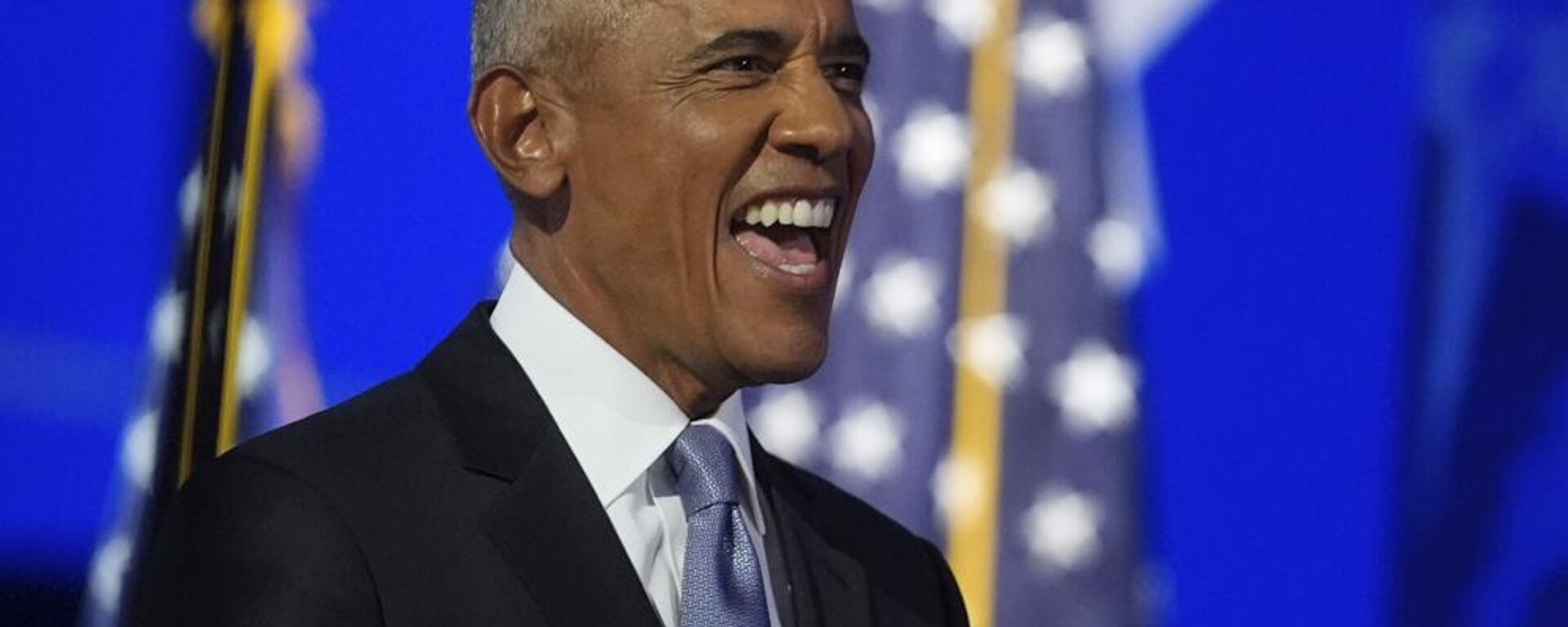O ex-presidente Barack Obama discursa durante a Convenção Nacional Democrata, em Chicago, 20 de agosto de 2024 - Sputnik Brasil, 1920, 21.07.2025