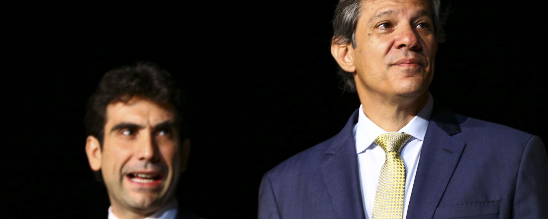 O economista Gabriel Galípolo ao lado do ministro da Fazenda, Fernando Haddad, em 2024 - Sputnik Brasil, 1920, 08.10.2024