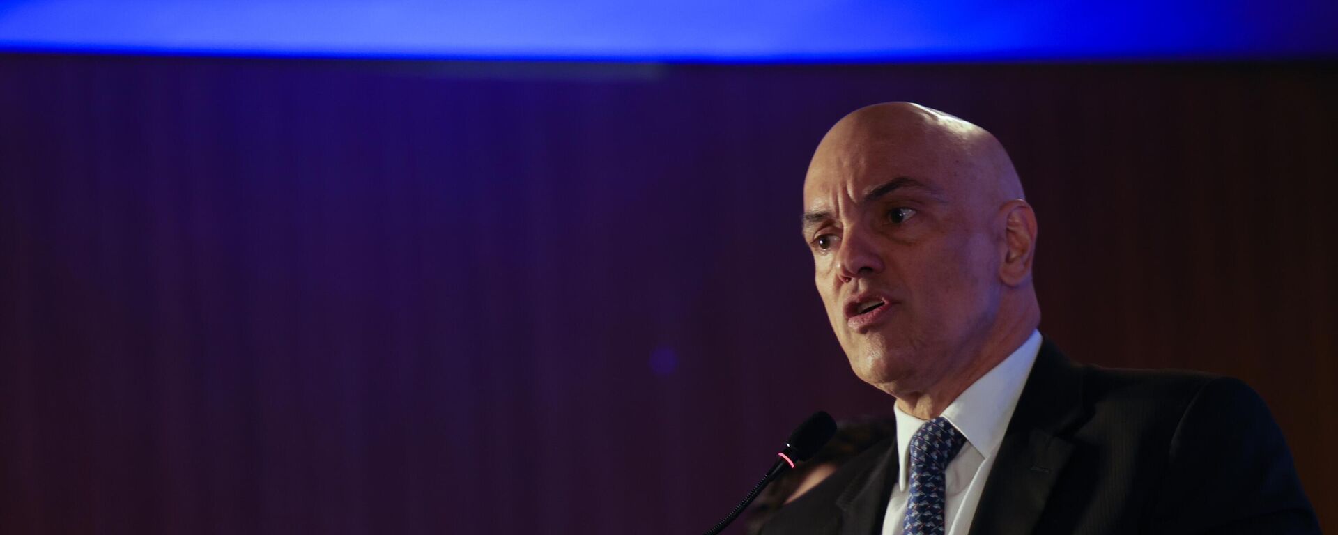 O ministro do STF, Alexandre de Moraes, participa do seminário A necessidade de regulamentar as redes sociais e o papel das plataformas na economia digital, em 14 de agosto de 2024 - Sputnik Brasil, 1920, 08.09.2024