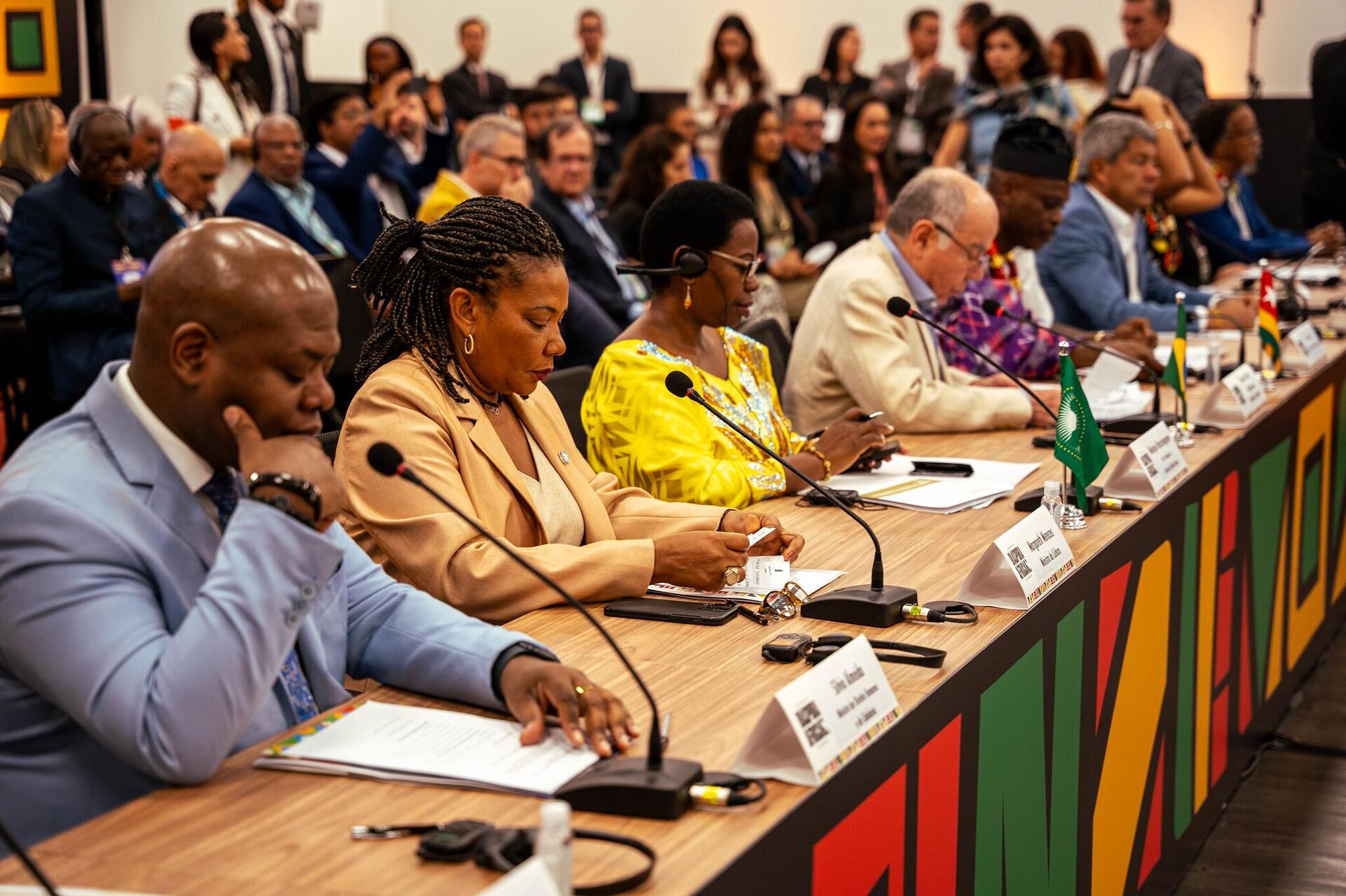 Integrantes do governo brasileiro participam da Conferência da Diáspora Africana nas Américas, em Salvador (BA). Agosto 2024. - Sputnik Brasil, 1920, 03.09.2024