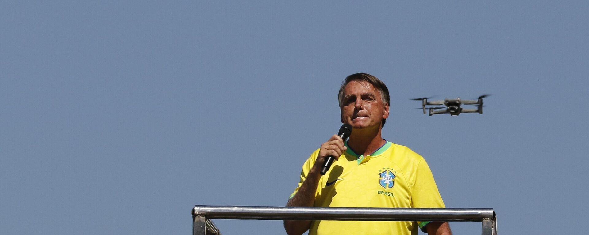 Jair Bolsonaro reúne apoiadores em manifestação política na orla de Copacabana, Rio de Janeiro. Brasil, 21 de abril de 2024 - Sputnik Brasil, 1920, 21.11.2024