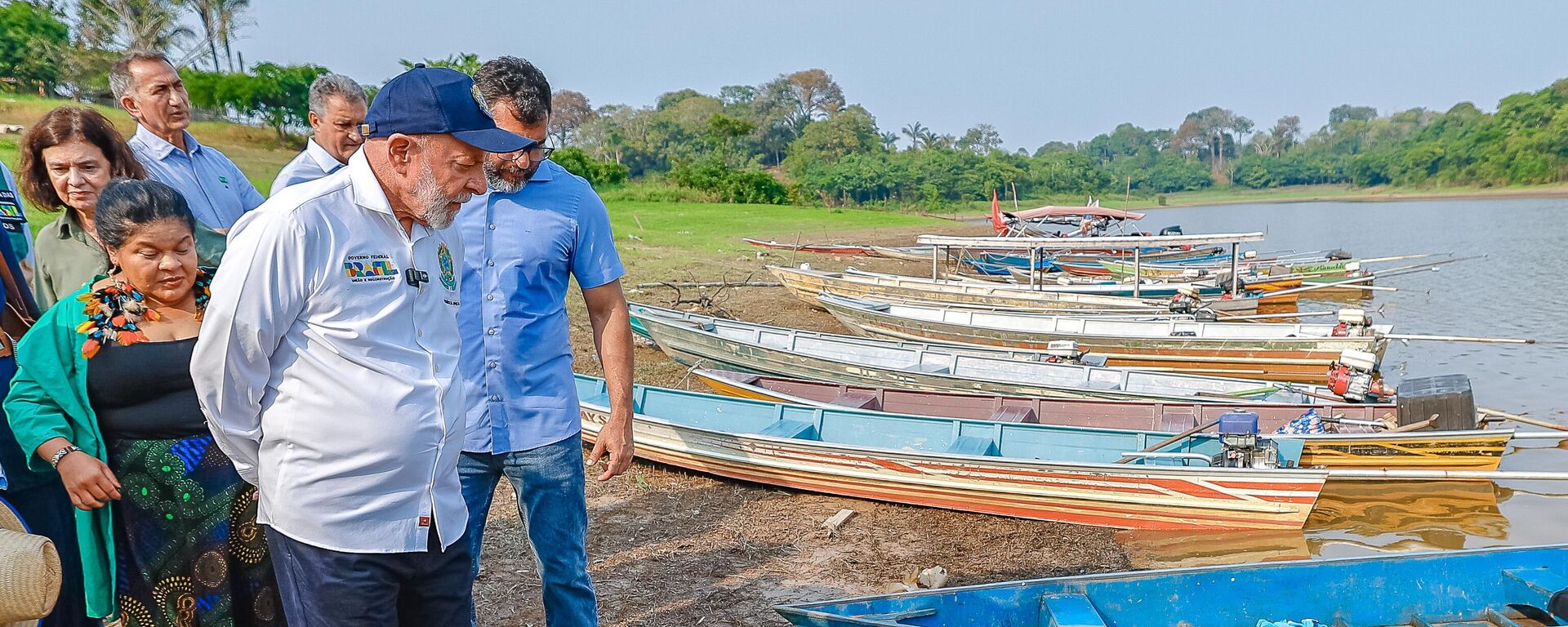 Presidente Lula em visita à região de Manaquiri, no Amazonas - Sputnik Brasil, 1920, 10.09.2024