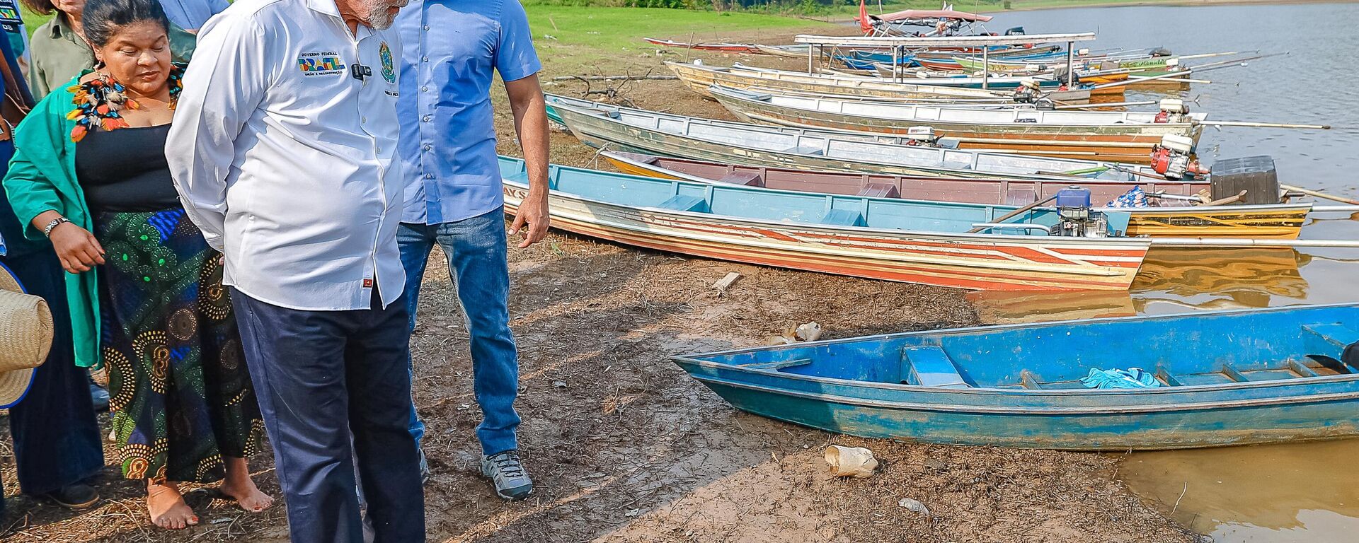 Presidente Lula em visita à região de Manaquiri, no Amazonas - Sputnik Brasil, 1920, 10.09.2024