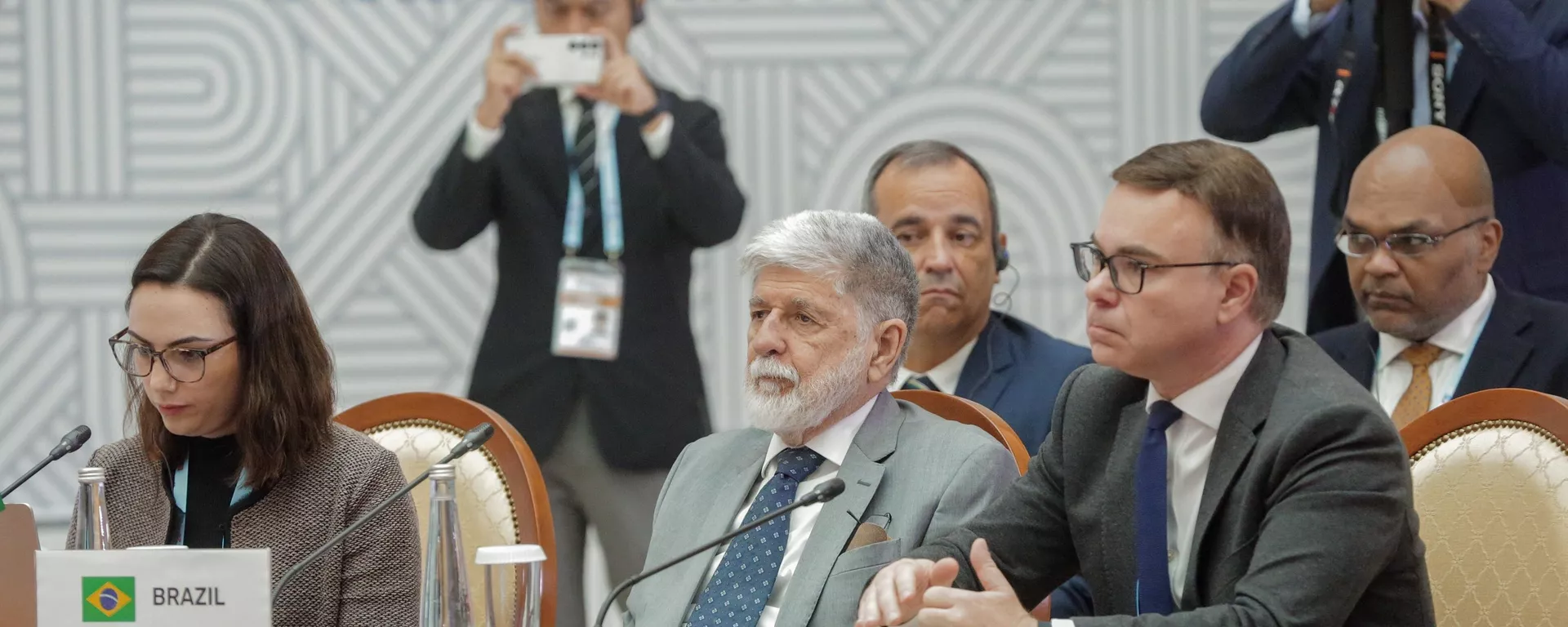 Celso Amorim na 14ª Reunião dos Altos Representantes do BRICS e BRICS+ sobre Assuntos de Segurança. - Sputnik Brasil, 1920, 22.10.2024