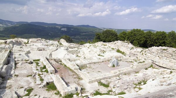 Perperikon é uma cidade antiga localizada nas montanhas Rhodope, no país da Bulgária. O desenvolvimento humano na área data de 5000 a.C. - Sputnik Brasil