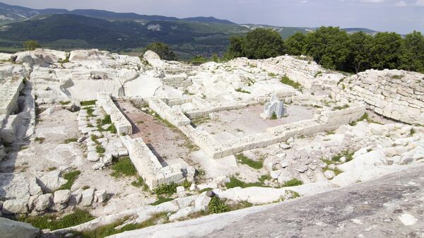 Perperikon é uma cidade antiga localizada nas montanhas Rhodope, no país da Bulgária. O desenvolvimento humano na área data de 5000 a.C. - Sputnik Brasil