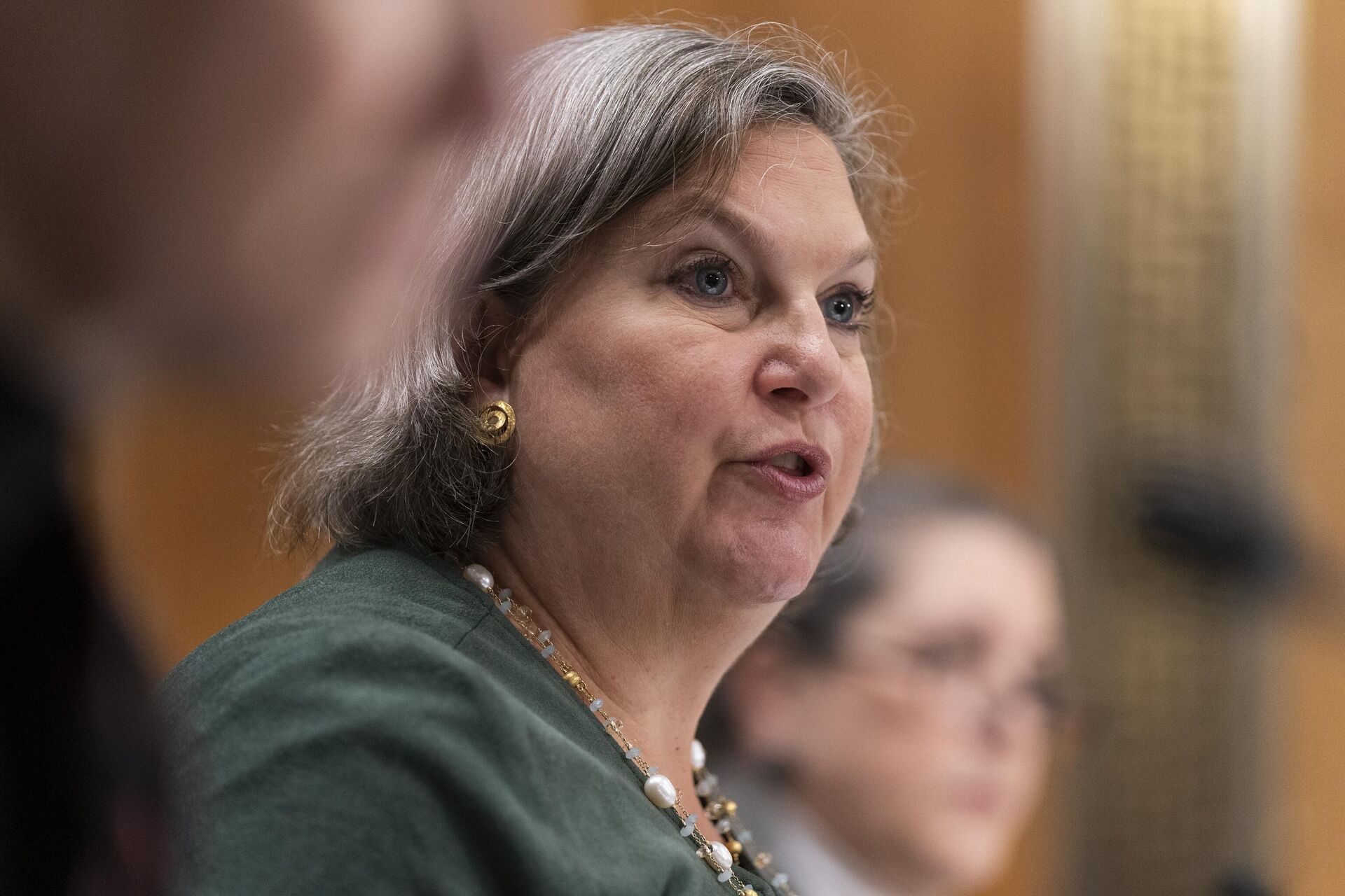 Então subsecretária de Estado para Assuntos Políticos, Victoria Nuland, depõe em uma audiência do Comitê de Relações Exteriores do Senado em Washington, EUA, 26 de janeiro de 2023 - Sputnik Brasil, 1920, 19.09.2024