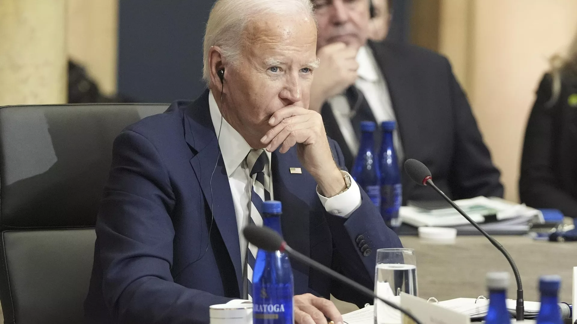 O presidente Joe Biden se reúne com o primeiro-ministro da Índia, Narendra Modi, o primeiro-ministro da Austrália, Anthony Albanese, o primeiro-ministro do Japão, Fumio Kishida, e o secretário de Estado, Antony Blinken, na cúpula de líderes do Quad em Delaware, 21 de setembro de 2024 - Sputnik Brasil, 1920, 14.10.2024